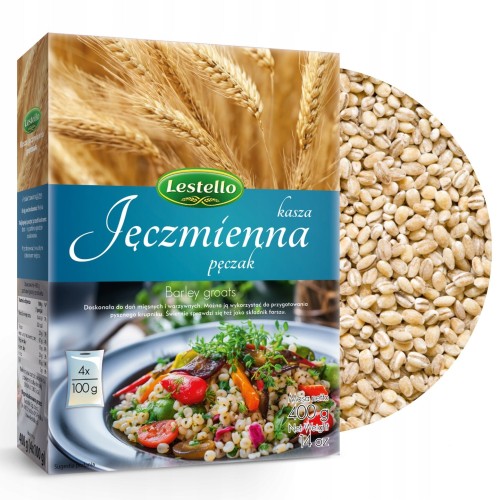Kasza jęczmienna pęczak 4x 100g Lestello