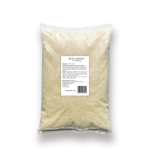 RYŻ ŁAMANY DLA ZWIERZĄT 5KG LESTELLO