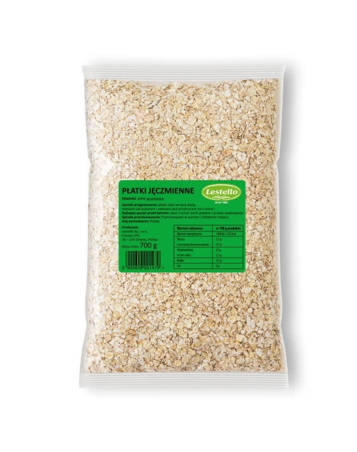 PŁATKI JĘCZMIENNE 700G LESTELLO