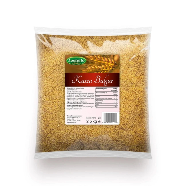 KASZA BULGUR 2,5 KG LESTELLO