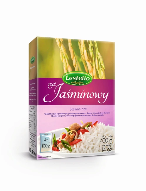 RYŻ JAŚMINOWY 4x100G LESTELLO