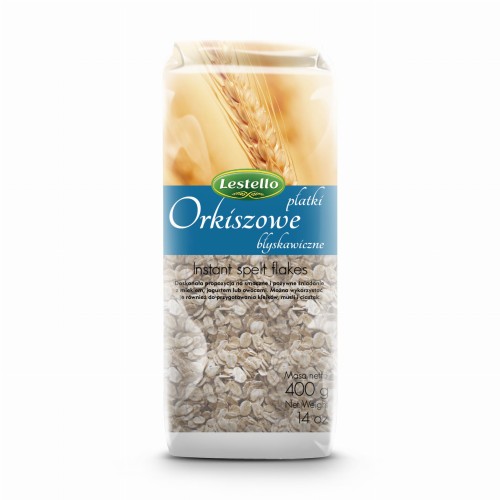PŁATKI ORKISZOWE BŁYSKAWICZNE 400G LESTELLO