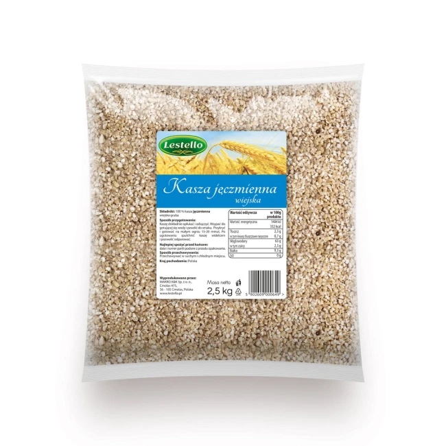 KASZA JĘCZMIENNA WIEJSKA 2,5KG LESTELLO