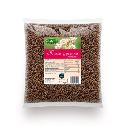KASZA GRYCZANA PRAŻONA 2,5KG LESTELLO