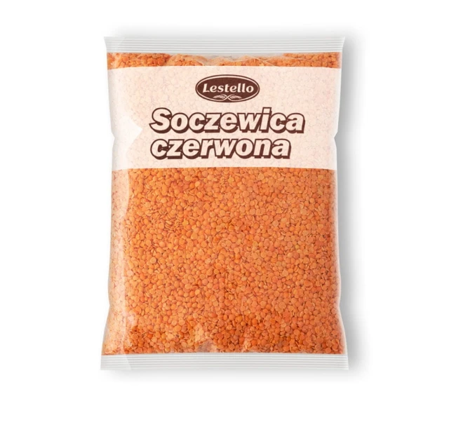 SOCZEWICA CZERWONA 1KG LESTELLO