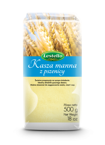 KASZA MANNA 500G LESTELLO