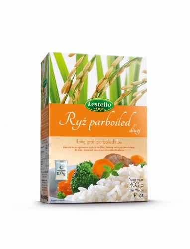 RYŻ PARBOILED DŁUGI 4x100G LESTELLO