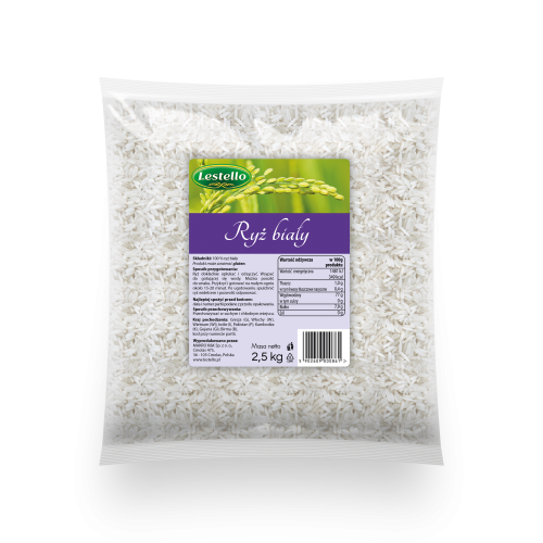 RYŻ BIAŁY 2,5 KG LESTELLO