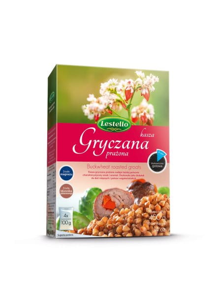 KASZA GRYCZANA PRAŻONA 4X100G LESTELLO